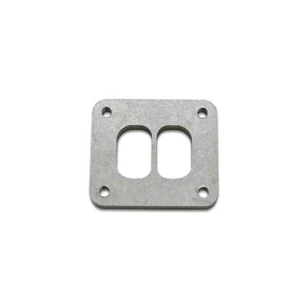 VIBRANT PERFORMANCE Divided Turbo Inlet Flange for Borg Warner S-Series Divided T4Â  - Mild Steel