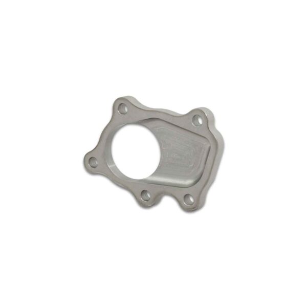 VIBRANT PERFORMANCE 5 Bolt Turbo Outlet Flange (Cavity Back design) for GT2554, GT2560R, GT2854R, GT2859R (model 739548-9), GT2860RS, GT2871R (model 472560-15, 771847-1, 743347-1 to 743347-4), GT2876R and GT3071R - 1/2" thick 304 Stainless Steel