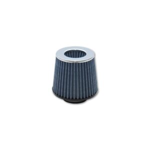 VIBRANT PERFORMANCE Open Funnel Performance Air Filter (4.5" inlet I.D.) - Chrome Cap