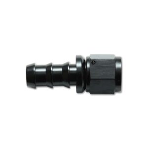 VIBRANT PERFORMANCE Straight Push-On Hose End Fitting; Size: -8AN