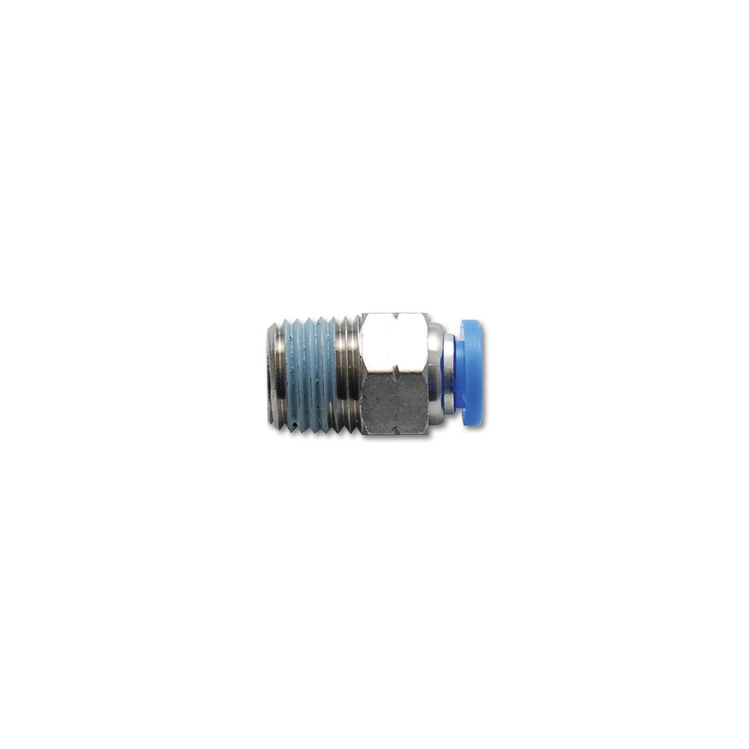 VIBRANT PERFORMANCE 3/8" (9.5mm) Male Straight One-Touch Fitting (1/4" NPT Thread)