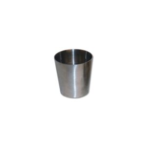 VIBRANT PERFORMANCE 1.5" x 2" Concentric (Straight) Reducer; 2" Long - 304 Stainless Steel