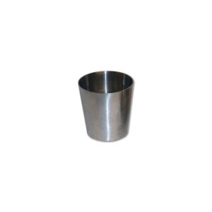 VIBRANT PERFORMANCE 2" x 2.5" Concentric (Straight) Reducer; 2" Long - 304 Stainless Steel