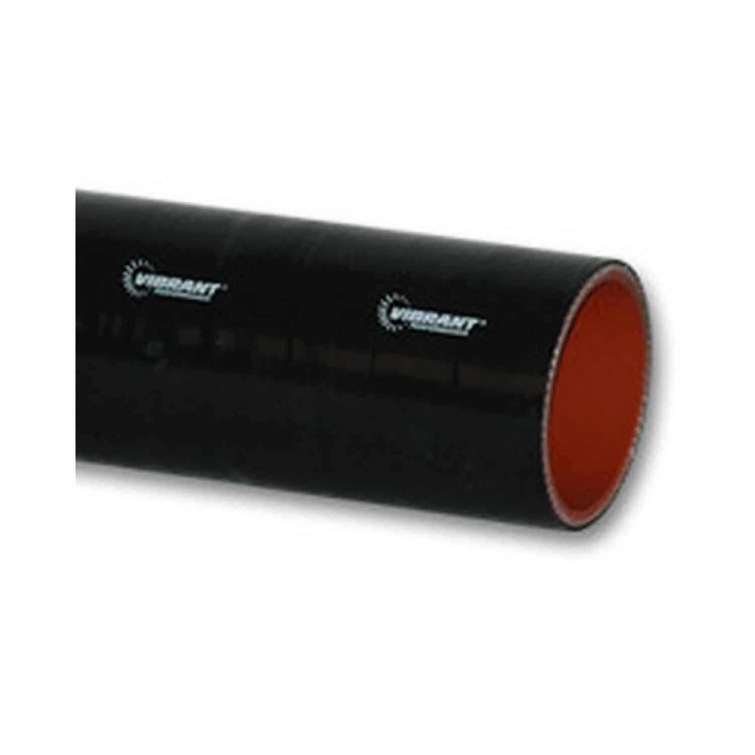 VIBRANT PERFORMANCE 4 Ply Silicone Sleeve, 4" I.D. x 12" Long - Black