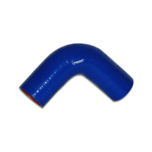 VIBRANT PERFORMANCE 4 Ply Aramid Reinforced 90 Degree Silicone Elbow, 1.5" I.D. x 4" Leg Length - Blue