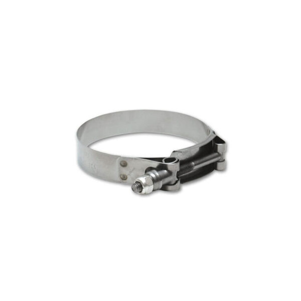 VIBRANT PERFORMANCE Stainless Steel T-Bolt Clamps (Pack of 2) - Clamp Range: 2.53"-2.75"
