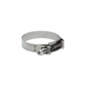 VIBRANT PERFORMANCE Stainless Steel T-Bolt Clamps (Pack of 2) - Clamp Range: 5.30"-5.60"