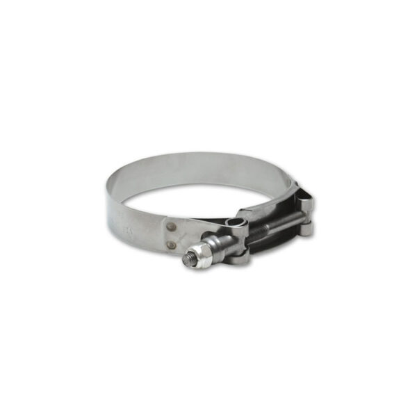 VIBRANT PERFORMANCE Stainless Steel T-Bolt Clamps (Pack of 2) - Clamp Range: 6.28"-6.59"