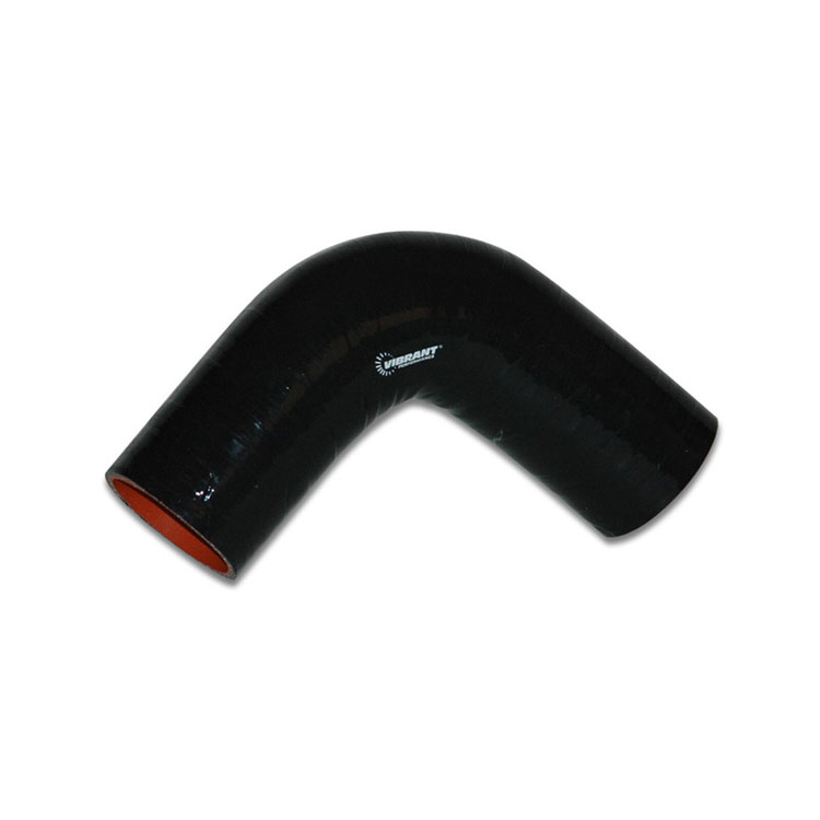VIBRANT PERFORMANCE 90 Degree Elbow, 1.75" I.D. x 4.00" Leg Length - Black