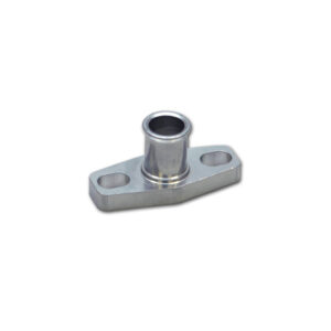 VIBRANT PERFORMANCE Oil Drain Flange (with 5/8" Male Barb) for Garrett GT3271R and Generic T3, T3/T4. T4 - Aluminium