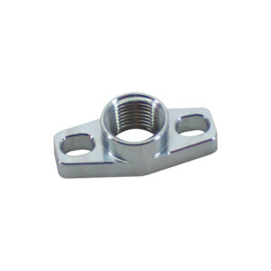 VIBRANT PERFORMANCE Oil Drain Flange (Tapped 1/2" NPT Female Thread) for GT15, GT20, GT22, GT25, GT28, GT30, GT35, Borg Warner EFR 6258, 6758, 7064, 7163, 7670 - Aluminium
