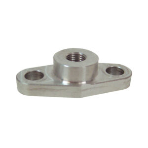 VIBRANT PERFORMANCE Oil Feed Flange (Tapped 1/8" NPT Female Thread) for Garrett GT3271R and Generic T3, T3/T4. T4 - Aluminium