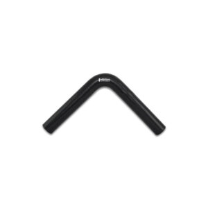 VIBRANT PERFORMANCE 4 Ply Aramid Reinforced 90 Degree Silicone Elbow, 1.25" I.D. x 8" Leg Length - Black