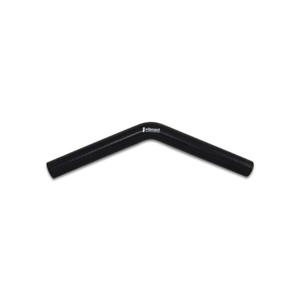 VIBRANT PERFORMANCE 4 Ply 45 Degree Elbow, 1.25" I.D. x 8" Leg Length - Black