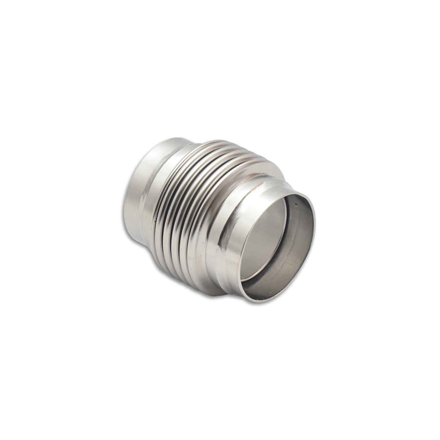 VIBRANT PERFORMANCE Bellows Assembly with Solid Liner, 1.75" I.D. x 2.50" Long - Electro Polished