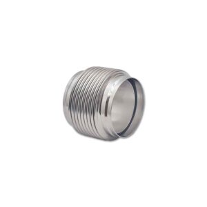 VIBRANT PERFORMANCE Bellows Assembly with Solid Liner, 4.00" I.D. x 4" Overall Length - Electropolished