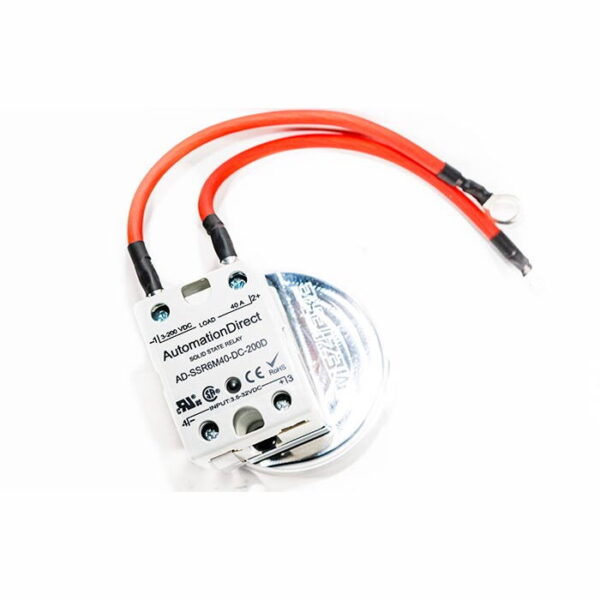 MEZIERE 40 Amp Starter Relay Wiring Installation Kit - Solid State, Back Cap Mount
