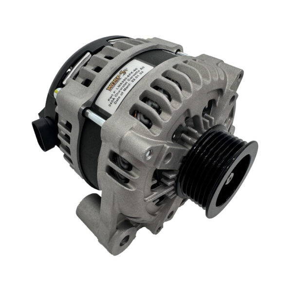 WOSP High Performance 240A Alternator, Chevrolet Corvette, LS2 LS3 LS7 LS9