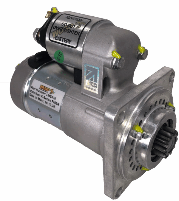 WOSP Starter Motor Caterham K-Series 1700 & Morgan +4