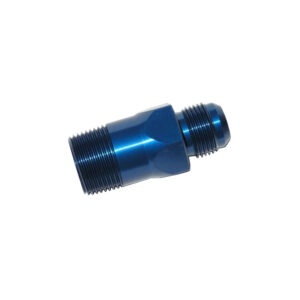 MEZIERE Cooling System Fitting 1" NPT to -12AN Male Inlet Blue