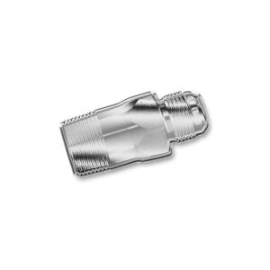 MEZIERE Cooling System Fitting 1" NPT to -12AN Male Inlet Chrome