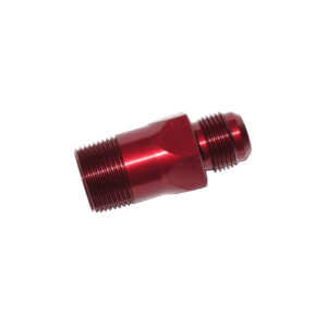MEZIERE Cooling System Fitting 1" NPT to -12AN Male Inlet Red
