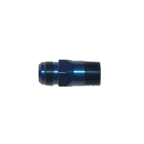 MEZIERE Cooling System Fitting -16AN Male to 1" NPT Inlet Blue