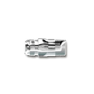 MEZIERE Cooling System Fitting -16AN Male to 1" NPT Inlet Chrome