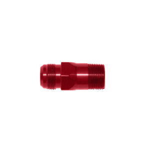 MEZIERE Cooling System Fitting -16AN Male to 1" NPT Inlet Red