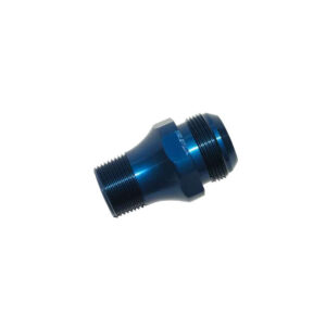 MEZIERE Cooling System Fitting 1" NPT Inlet to -20AN Male Blue