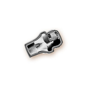 MEZIERE Cooling System Fitting 1" NPT Inlet to -20AN Male Chrome