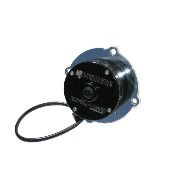 MEZIERE 12v Electric Insert Water Pump Big Block Mopar, Heavy Duty Chrome