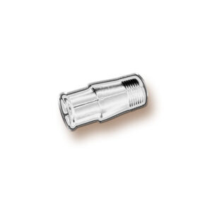 MEZIERE Cooling System Fitting 1" NPT Inlet to 1.25" Hose Chrome