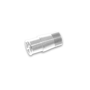 MEZIERE Cooling System Fitting 1" NPT Inlet to 1.25" Hose Polished