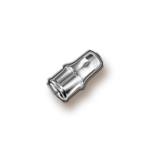 MEZIERE Cooling System Fitting 1" NPT Inlet to 1.50" Hose Chrome