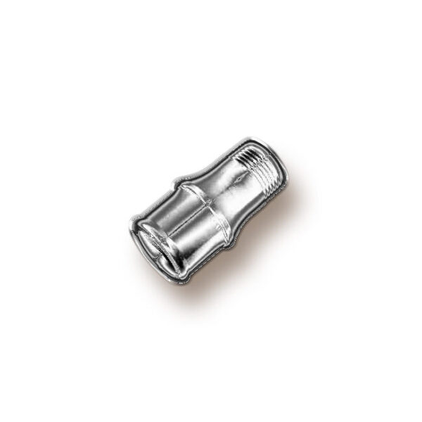 MEZIERE Cooling System Fitting 1" NPT Inlet to 1.50" Hose Chrome