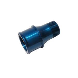 MEZIERE Cooling System Fitting 1" NPT Inlet to 1.75" Hose Blue