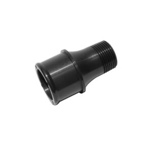 MEZIERE Cooling System Fitting 1" NPT Inlet to 1.75" Hose Black