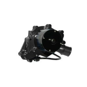 MEZIERE 12v Electric Water Pump Small Block Ford High Flow 55GPM Black