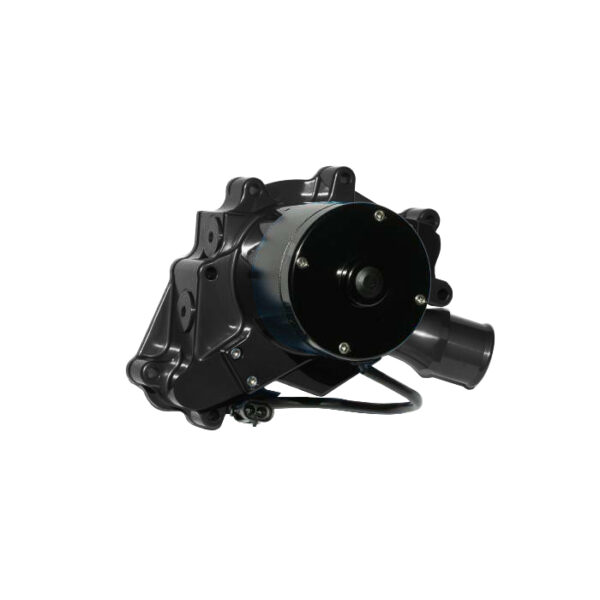 MEZIERE 12v Electric Water Pump Small Block Ford High Flow 55GPM Black