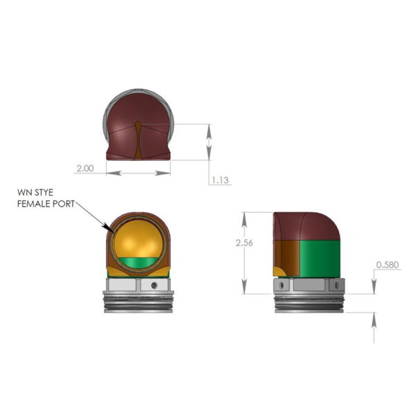 MEZIERE 90 Degree Swivel Outlet Adaptor For LS Pumps - Image 4