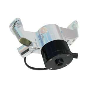 MEZIERE 12v Electric Water Pump Big Block Chevy High Flow 55GPM Polished Trans Pan