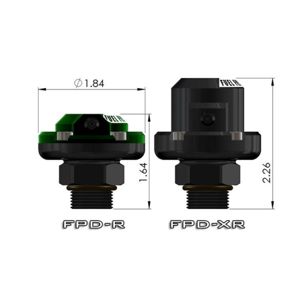 RADIUM FPD-R Direct Mount Fuel Pulse Damper Kit, 8AN Orb - Image 2