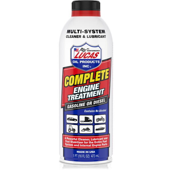 LUCAS Complete Engine & Fuel Cleaning Treatment 16fl oz 473ml
