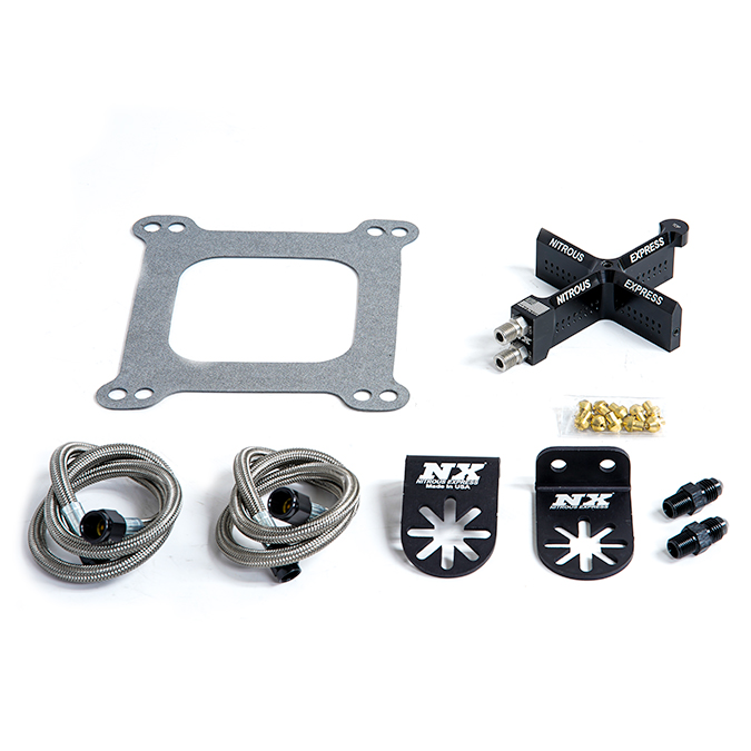 NITROUS EXPRESS Covert Crossbar Stage 6 Plate Conversion (4150 Flange) 50-300Hp