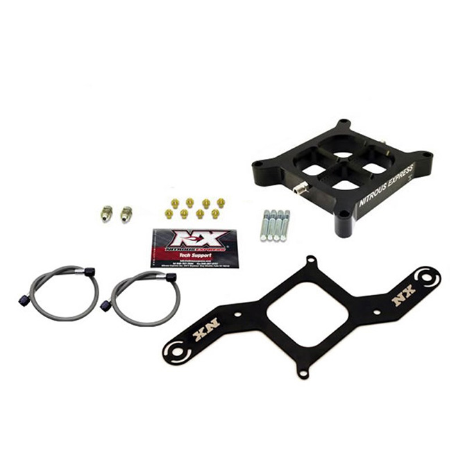 NITROUS EXPRESS Single Entry Crossbar Pro Power Plate Conversion (4150 Flange) 100-500Hp
