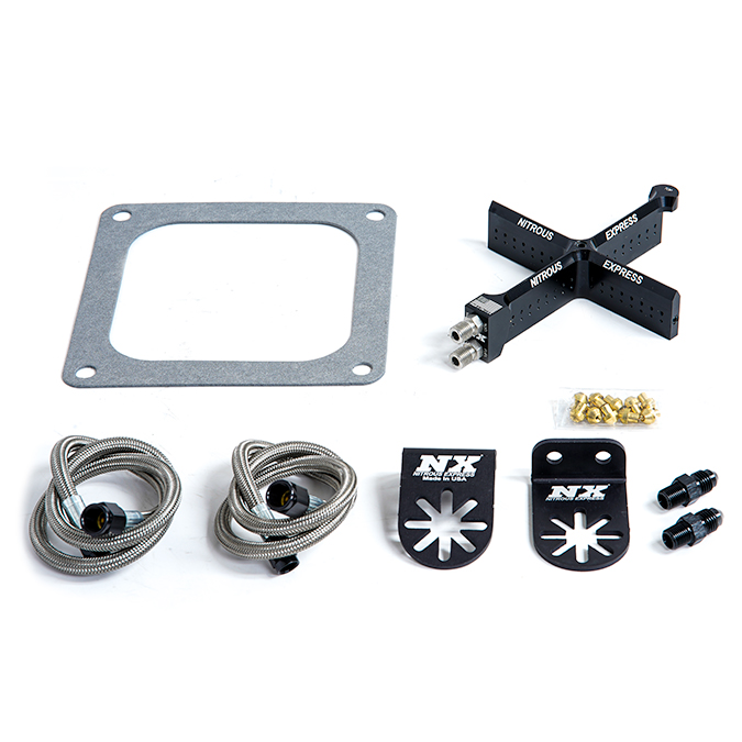 NITROUS EXPRESS Covert Crossbar Pro Power Plate Conversion (4500 Flange) 100-500Hp