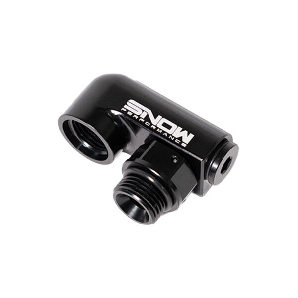 SNOW PERFORMANCE Fuel Rail 180 deg, -8ORB male to -8 ORB female