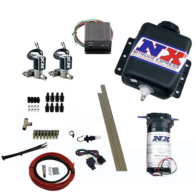 NITROUS EXPRESS Direct Port Water Methanol, 8 Cylinder Stage 2 w/ Hardlines