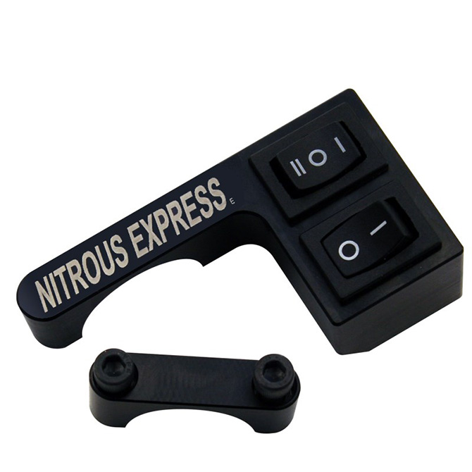 NITROUS EXPRESS HANDLE BAR SWITCH MOUNT (1" BAR AND SWITCHES OFF TO RIGHT SIDE)